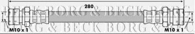 BORG & BECK bbh6257 -  Тормозной шланг